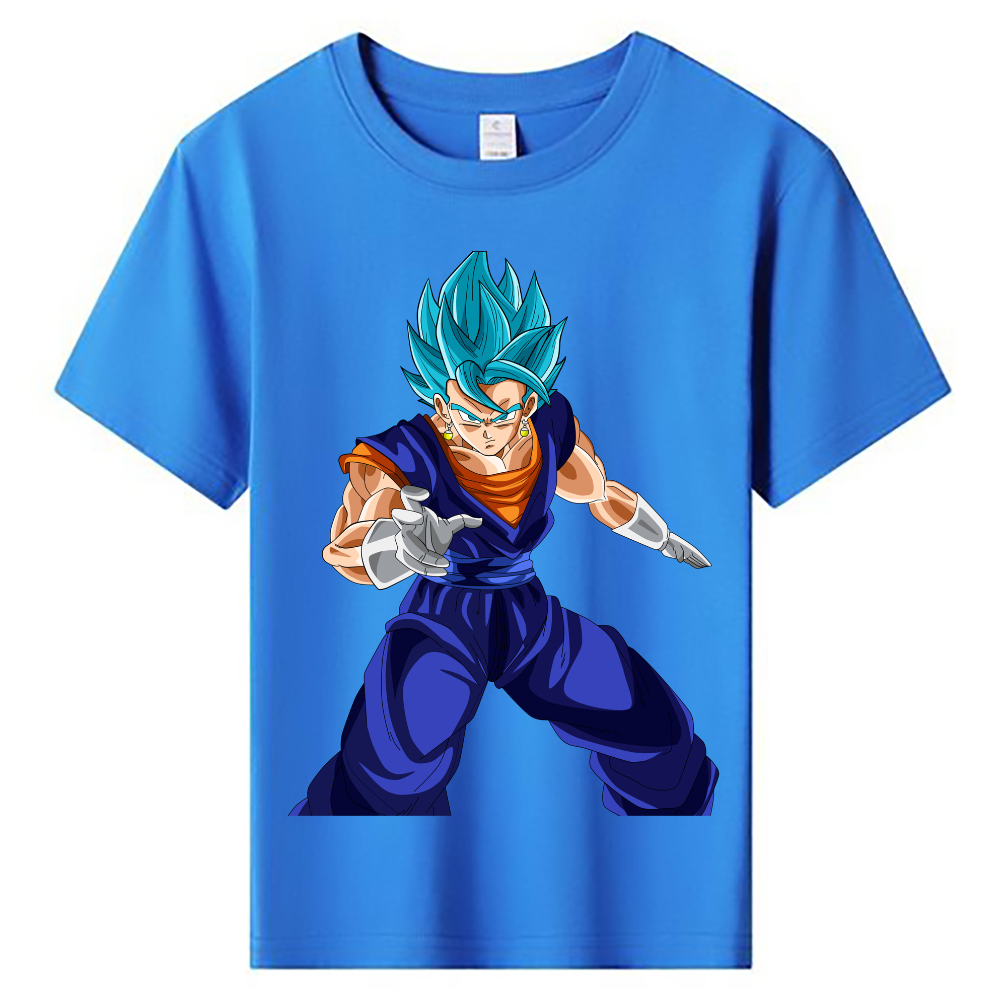 （画像用） ドラゴンボール ベジット DRAGON BALL Vegetto 綿100％キッズTシャツ（フロントプリント）